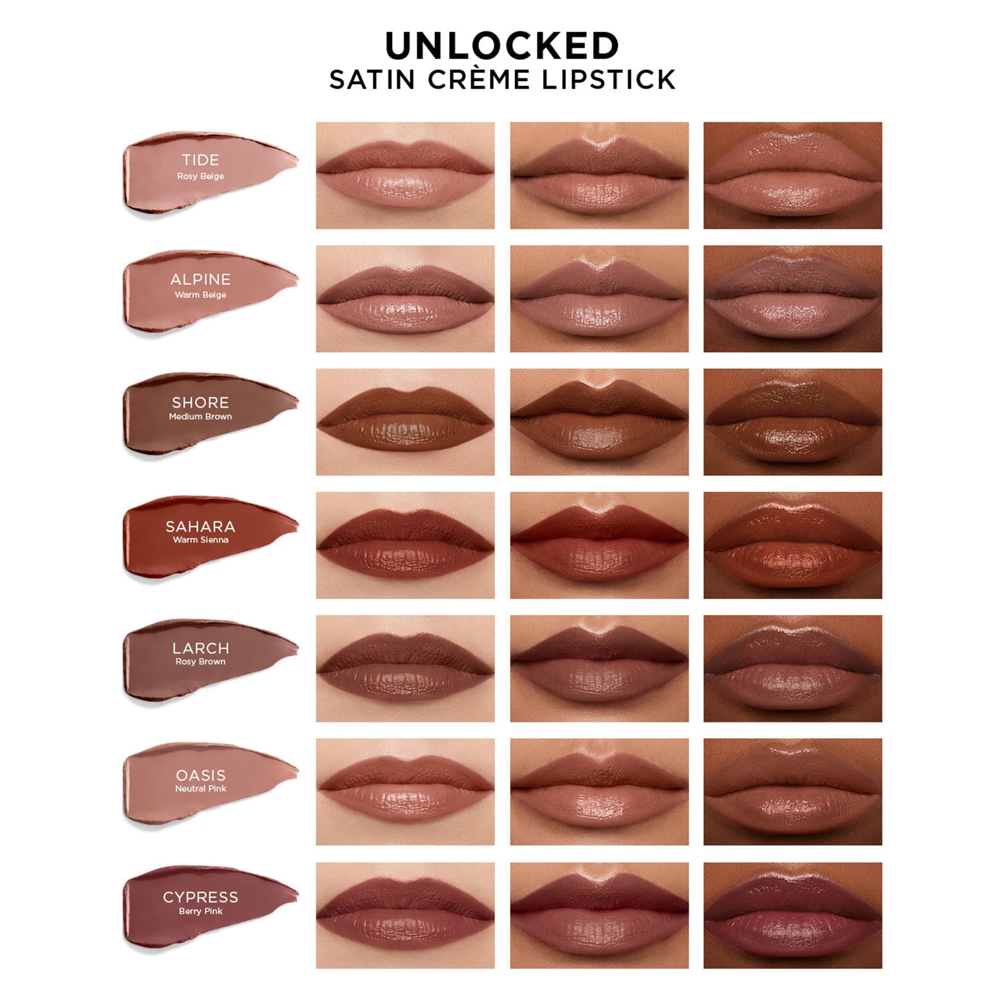 Unlocked Satin Crème Lipstick